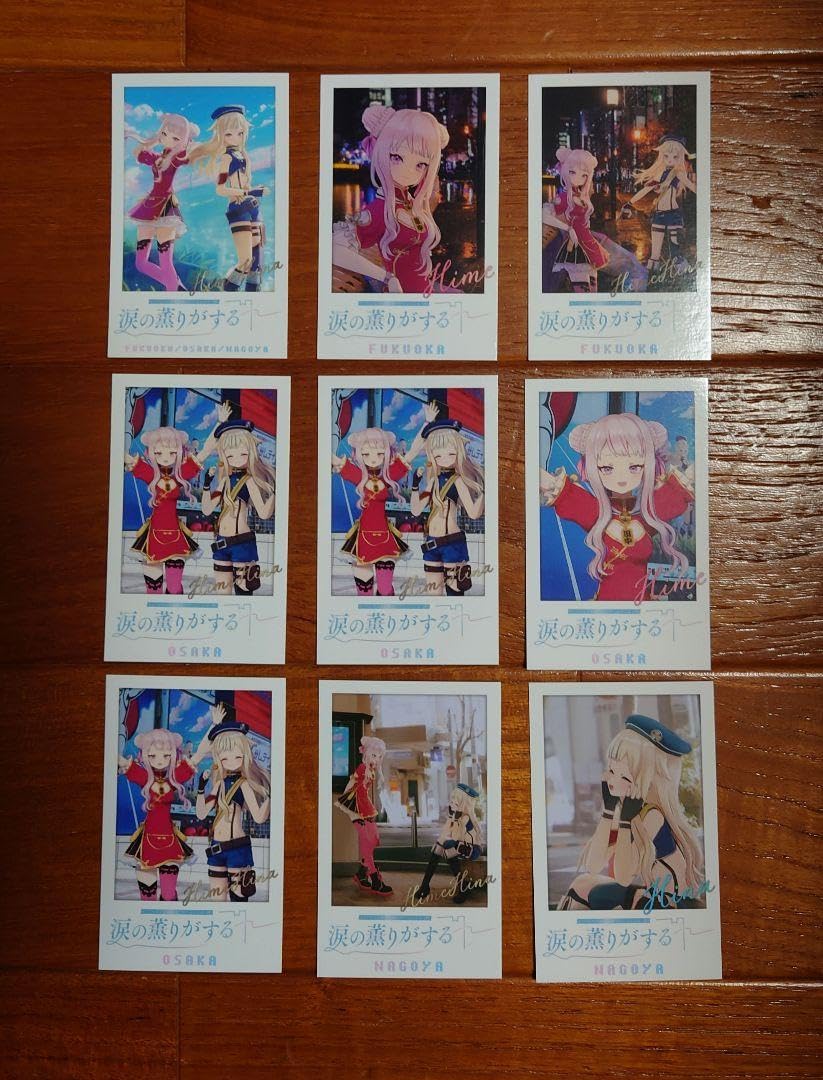 ヒメヒナ涙の薫りがするチェキ風カード10枚コンプリートセット