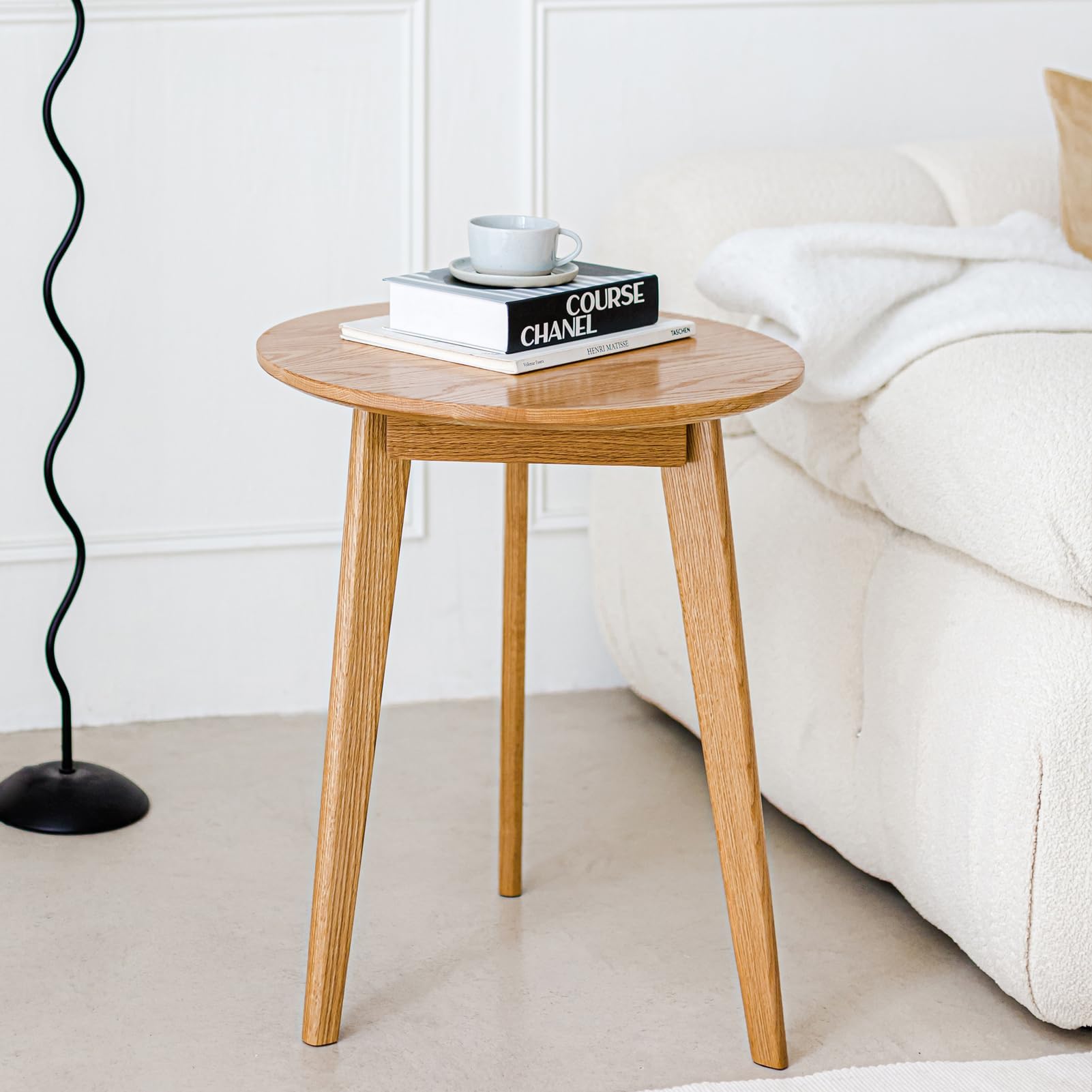 Amazon｜MU RONG サイドテーブル 丸 【アメリカから輸入した上質