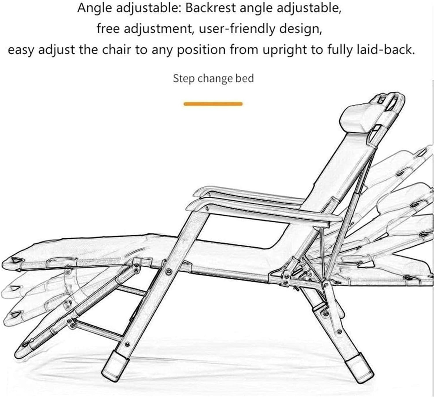 Recliner Sun Loungers Lounge Chairs Sun LoungerPatio Reclining Chairs Sun Loungers Recliners Zero Gravity Patio Deck Chair Reclining Garden Chair Outdoor Folding Portable Rocking Chair
