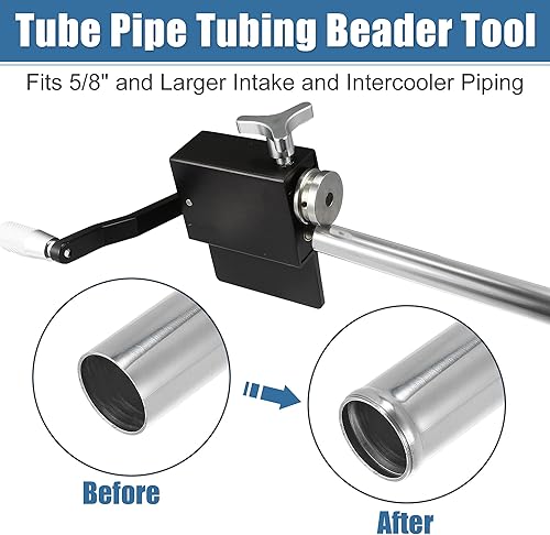Miniatura 3 de X AUTOHAUX Herramienta de rodillo para tubos de 5/8 pulgadas, práctica herramienta manual de formación de cuentas para entrada y enfriador