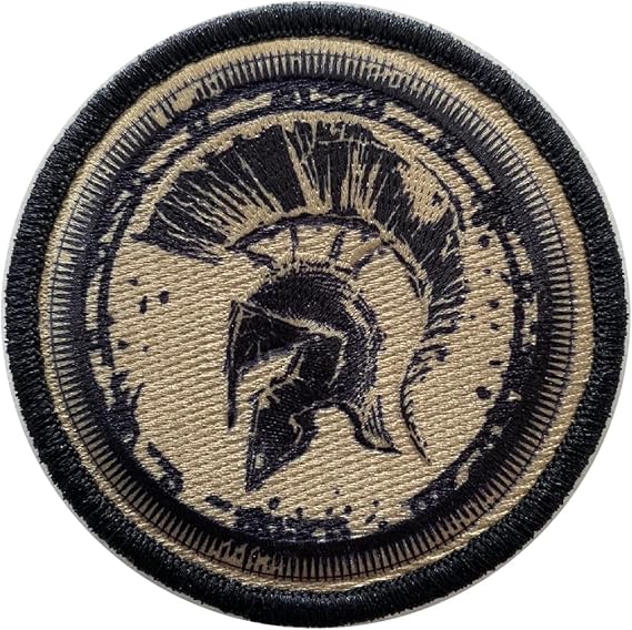 Molon - Helmet - 3" Circle Tactical Morale Patch - Coyote