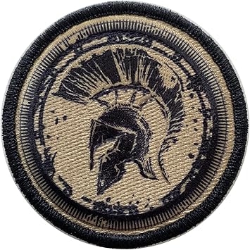 Molon - Helmet - 3" Circle Tactical Morale Patch - Coyote