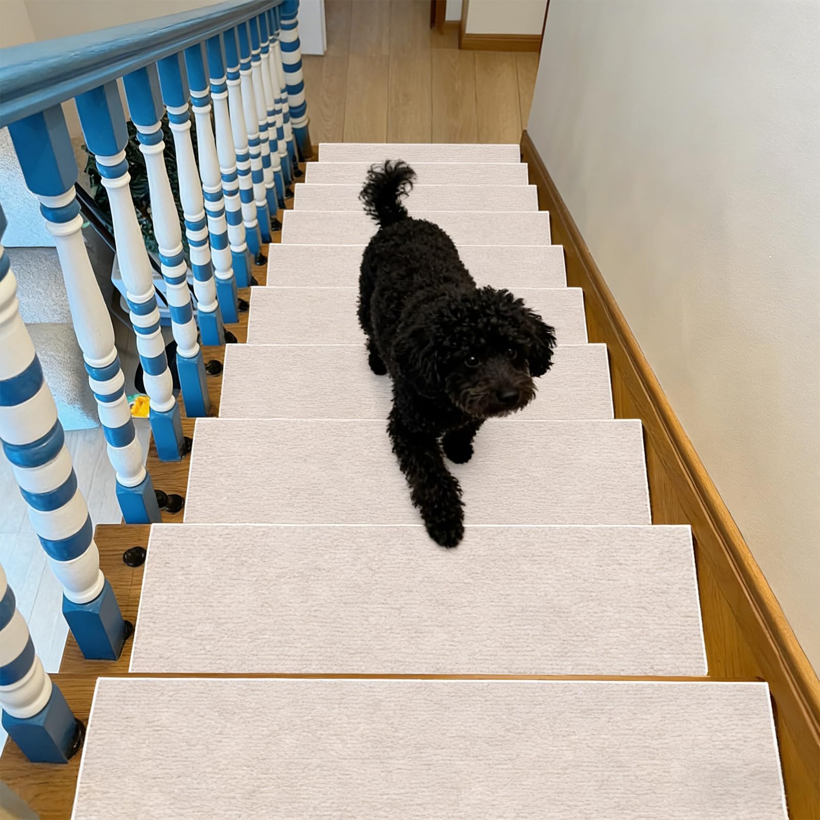 Alfombrilla autoadhesiva de escalera protectora para niños y mascotas en el hogar familiar