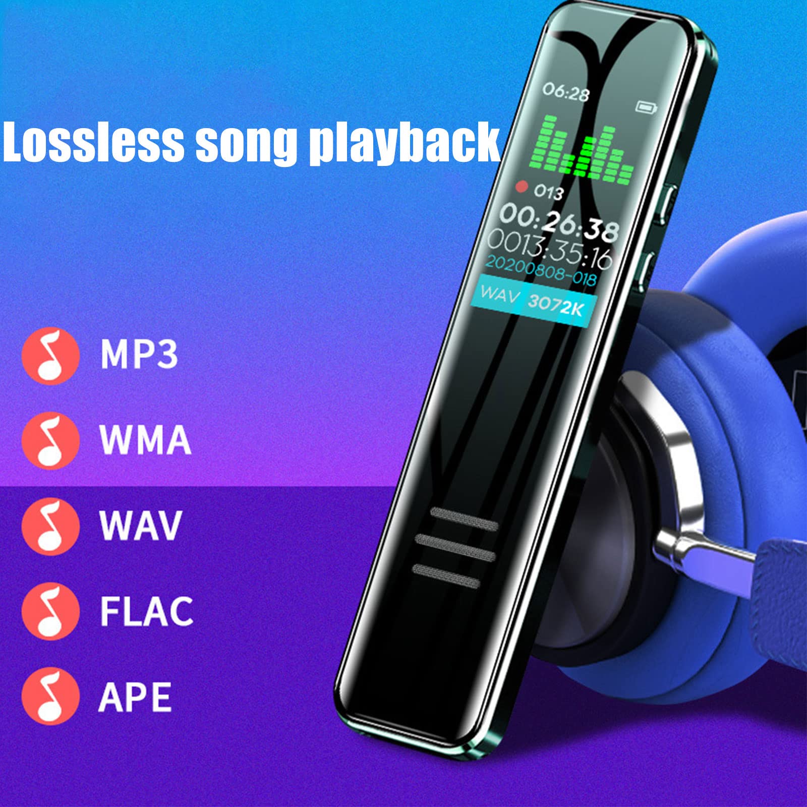 Diktiergerät Digital High-Definition Zero Noise Voice Recorder Student Class Meeting Recording Voice Recorder