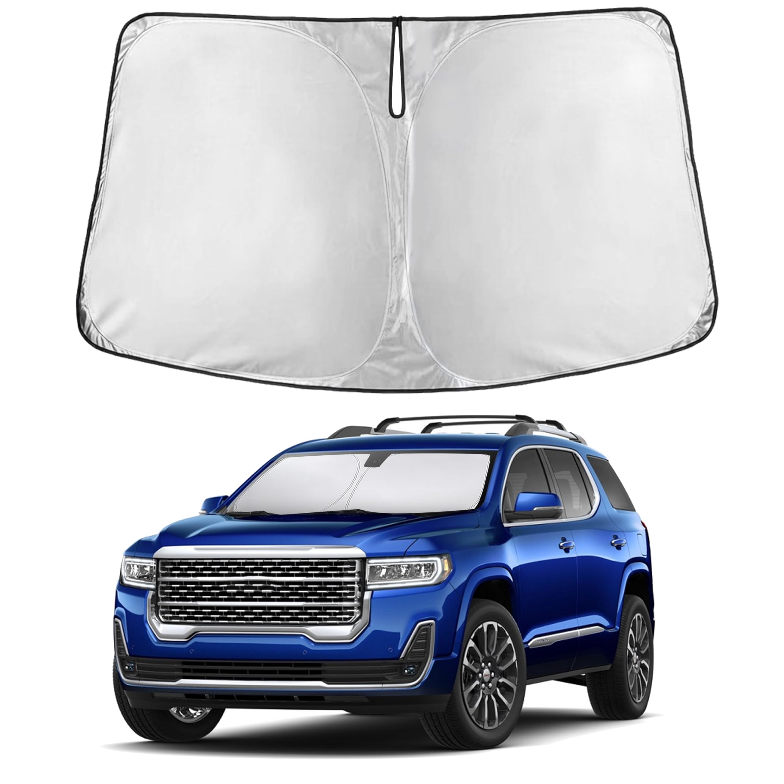 EcoNour Windshield Sun Shade Compatible for GMC Acadia 2017–2022 2023