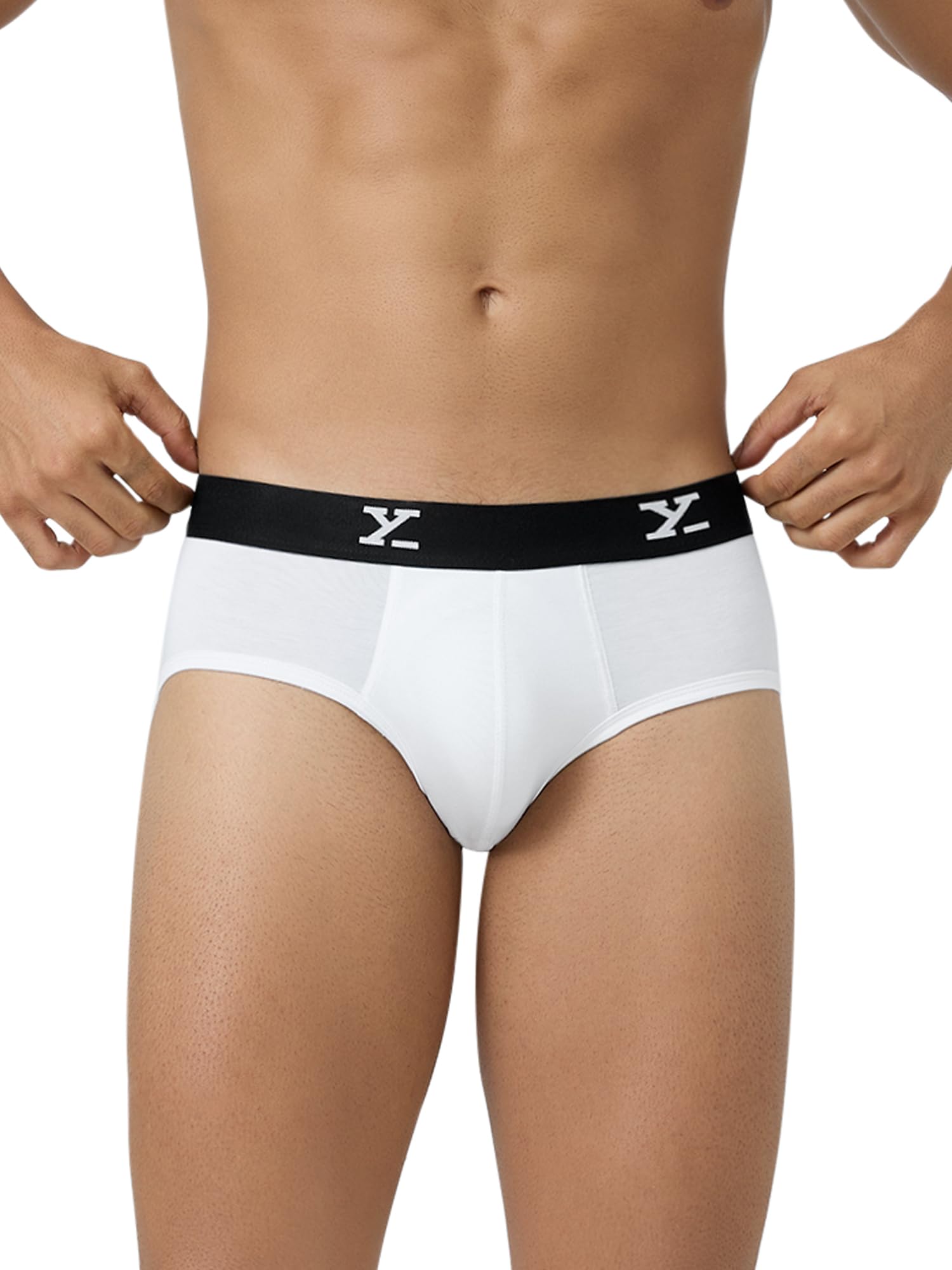 xyxx Men's Ace Micromodal Regular Fit Solid Antimicrobial Briefs with No Marks Waistband-picture-30