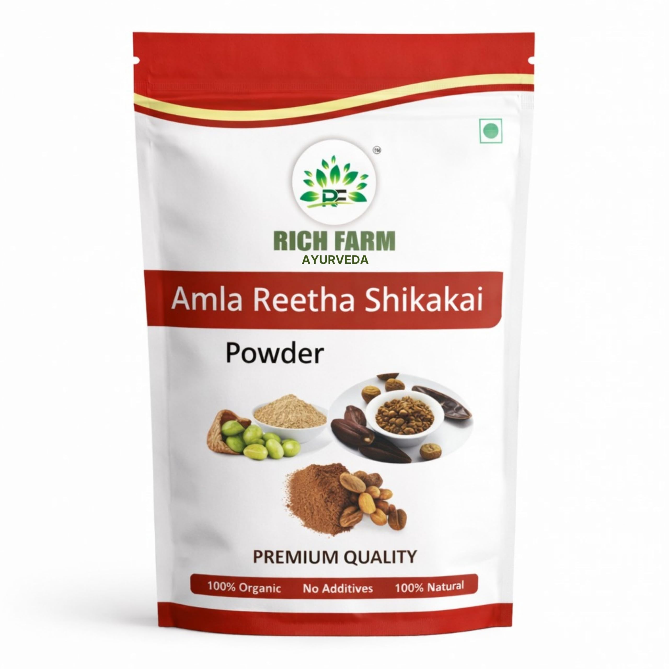 Amla Reetha Shikakai Powder – Natural Hair Cleanser & Conditioner | Herbal Hair Wash Powder for Hair Growth, Dandruff Control & Scalp Care-picture-26