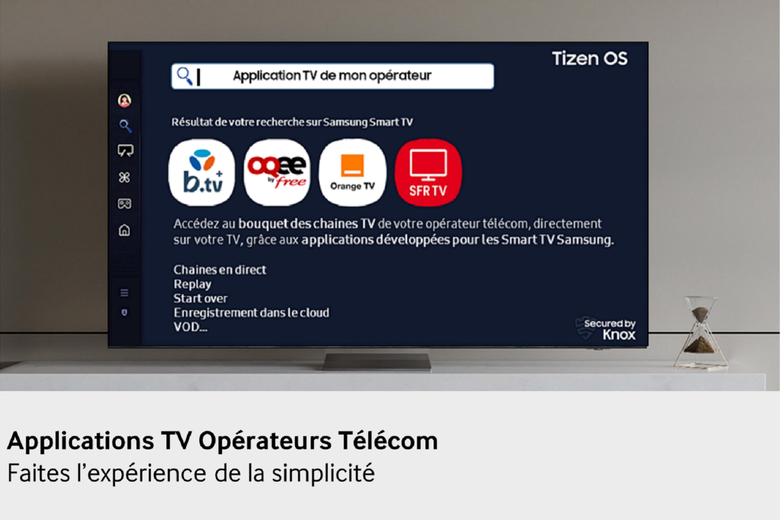 Samsung TV AI 55 Pouces OLED S85F 2025 4K Smart TV, Processeur NQ4 AI Gen2, WiFi, Airplay, HDR, Q-Symphony, OTS Lite, Gaming Hub, Bixby, Knox Security, Suivez Le Sport et Les Matchs de Football en 4K