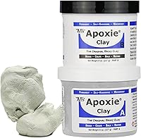 Vista 1 de Aves Apoxie Clay - Arcilla de modelado autoendurecible de 2 partes, 1 libra blanca