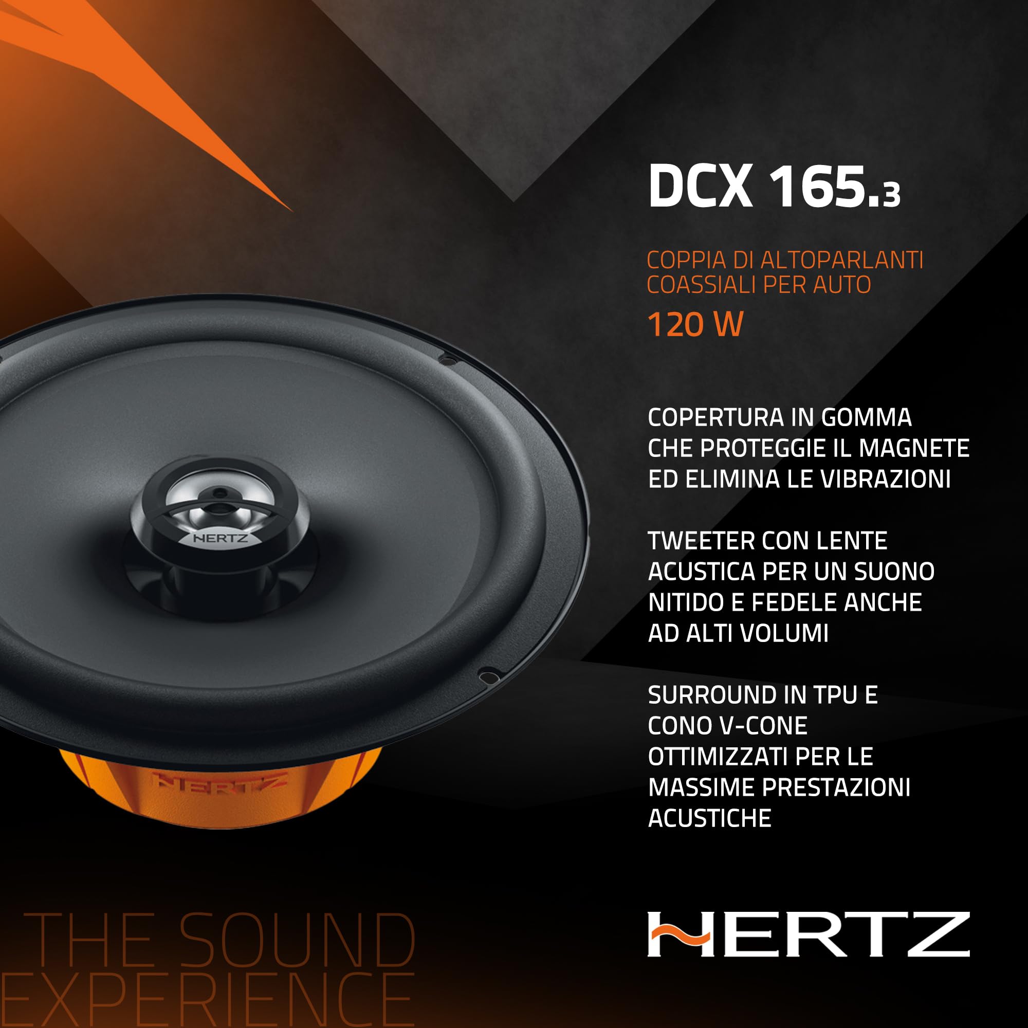 SISTEMA ALTOPARLANTI HERTZ DSK-165.3 SISTEMA A 2 VIE CON 2 WOOFER DA