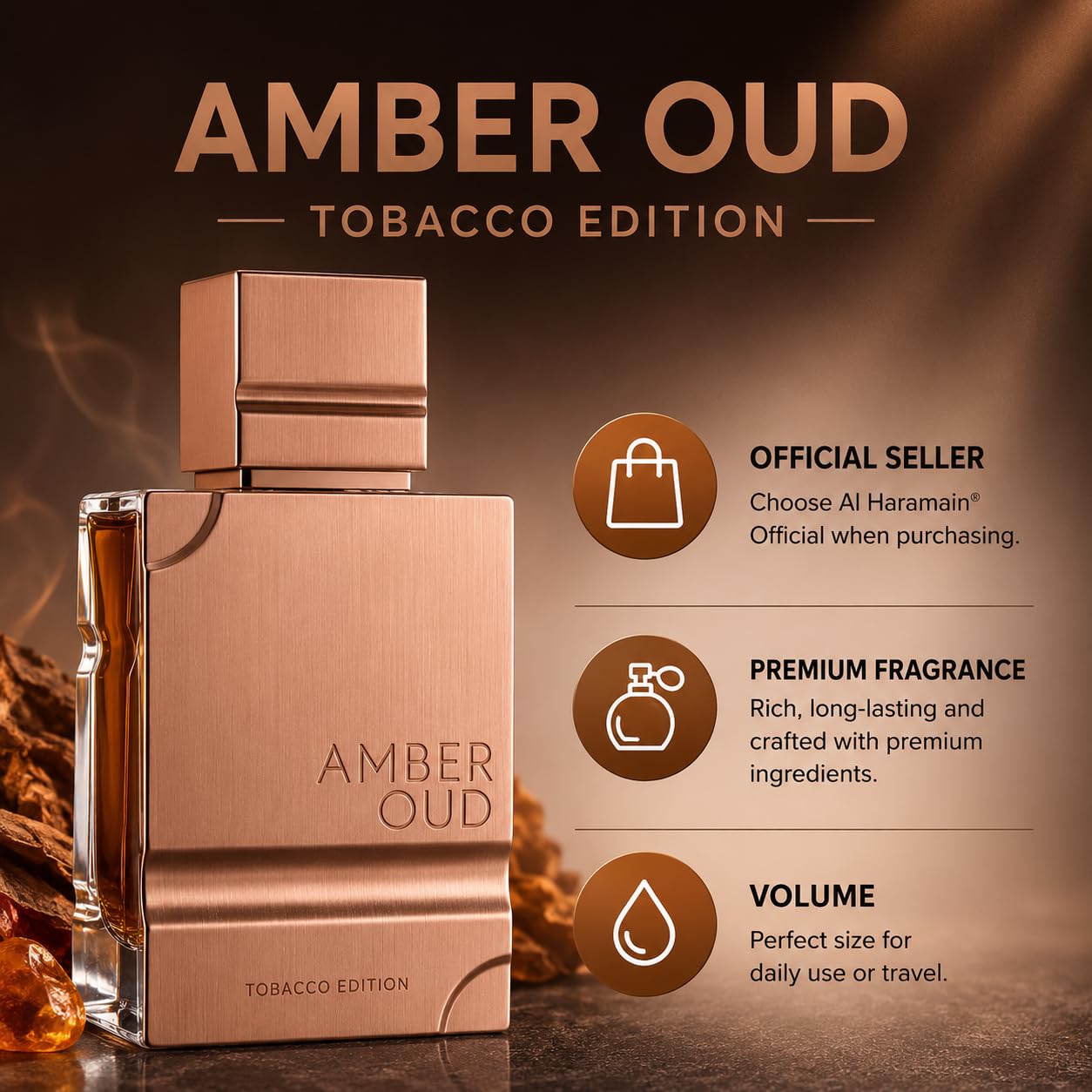 Al Haramain Amber Oud Tobacco Edition | Luxury Arabian Perfume