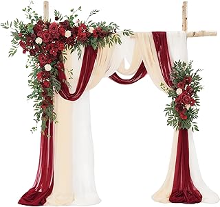 12 Seemantham Decoration Ideas Blending Tradition And Grace 52 TINGE TIME Artificial Arch Flowers Kit Pack of 5, Wedding Decorations fo...