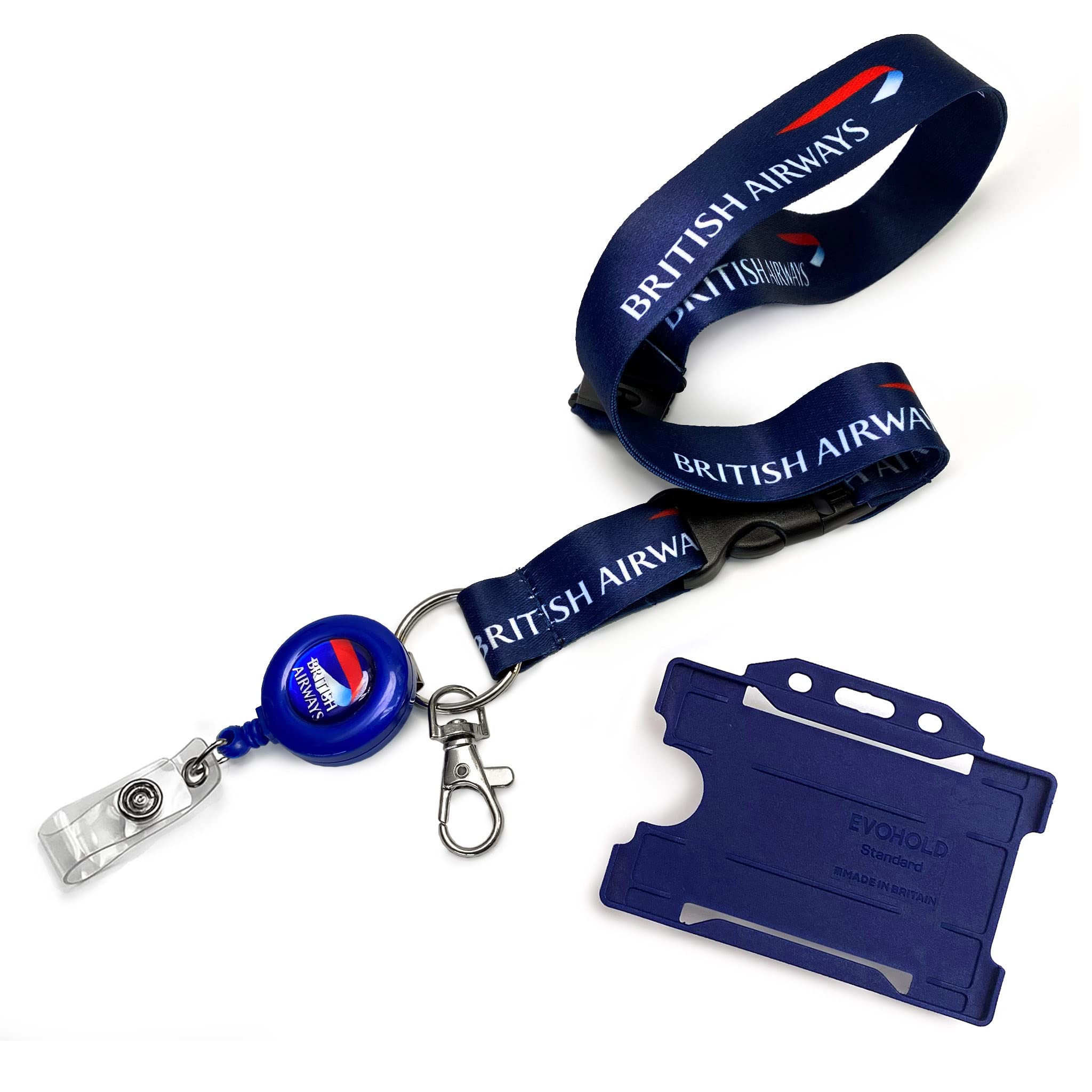 koolkrew British Airways Sublimation Lanyard Set, Blue : Amazon