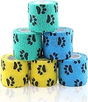 Vista 1 de AUPCON Vet Wrap - Vendajes cohesivos a granel, vendaje autoadhesivo, envoltura autoadhesiva no tejida para perros, mascotas, animales y esguinces