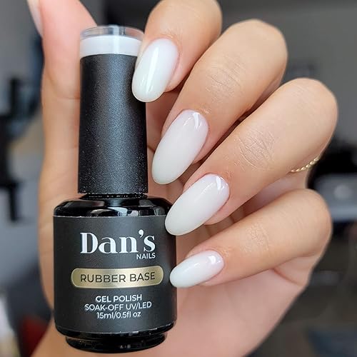 Miniatura 6 de Dan's Nails Capa de gel con base de goma de 0.5 fl oz de ballet rosa dorado  Lámpara UVLED para manicura rusa profesional