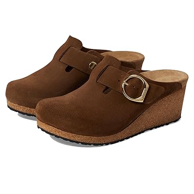 Birkenstock Papillio by Birkenstock Fanny Wedge Clog Suede Women