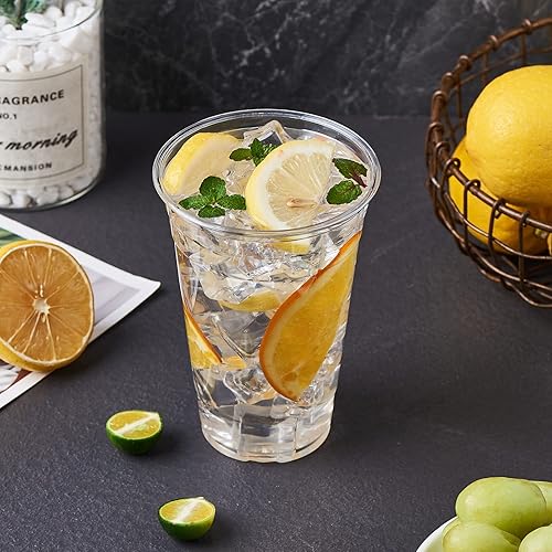 Miniatura 89 de CIAO! Tapa plana PET con ranura para pajilla, diseñada y apta para vasos de bebidas frías PET de 9 oz/12 onzas, 3.622 in (caja de 1,000)