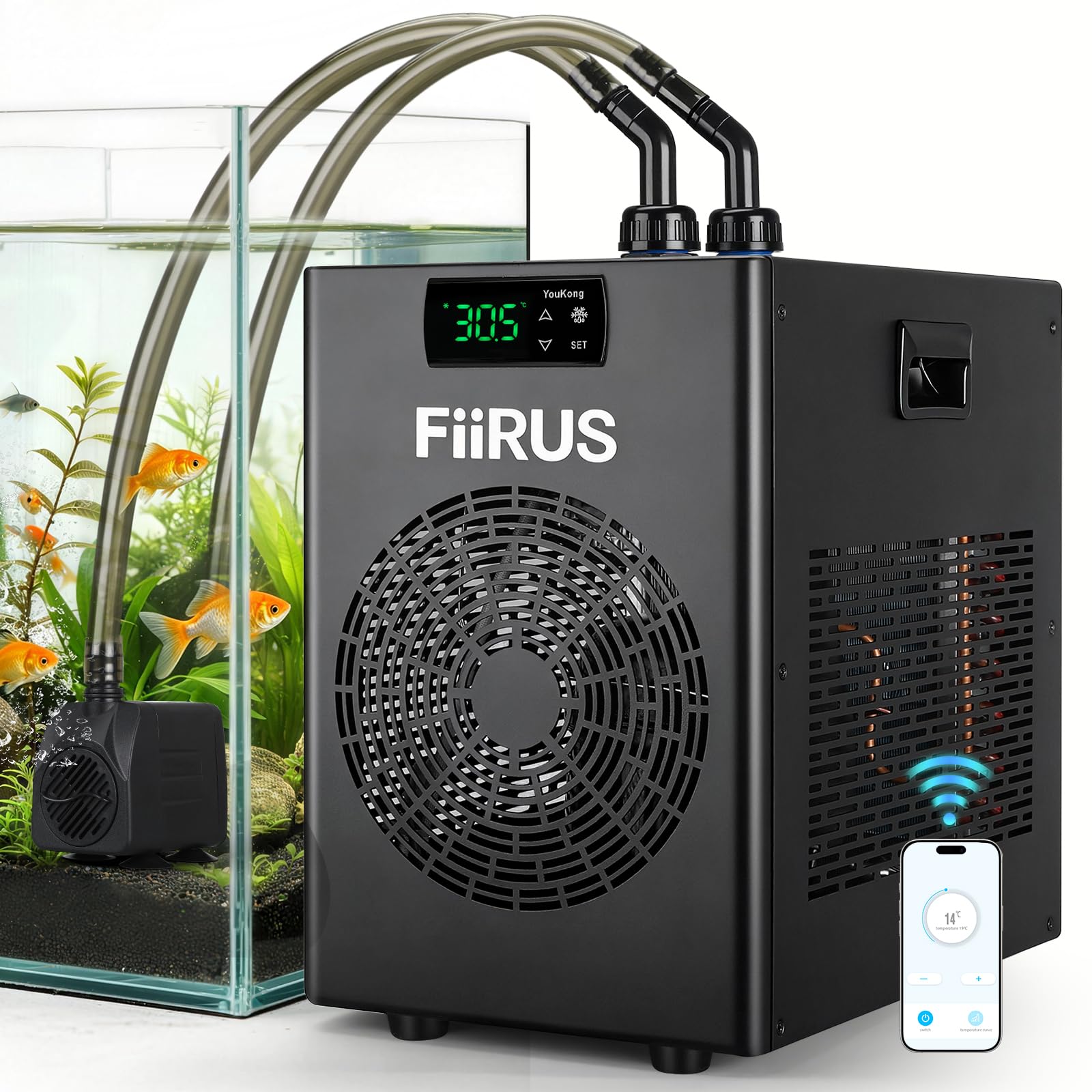 1/3 HP Aquarium Chiller for Up to 79 Gallons
