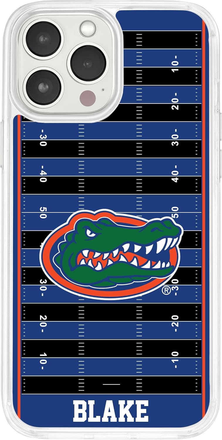 Affinity Bands Florida Gators HD Custom Name Phone Case Compatible with MagSafe Apple iPhone 16 Pro Max (Field)