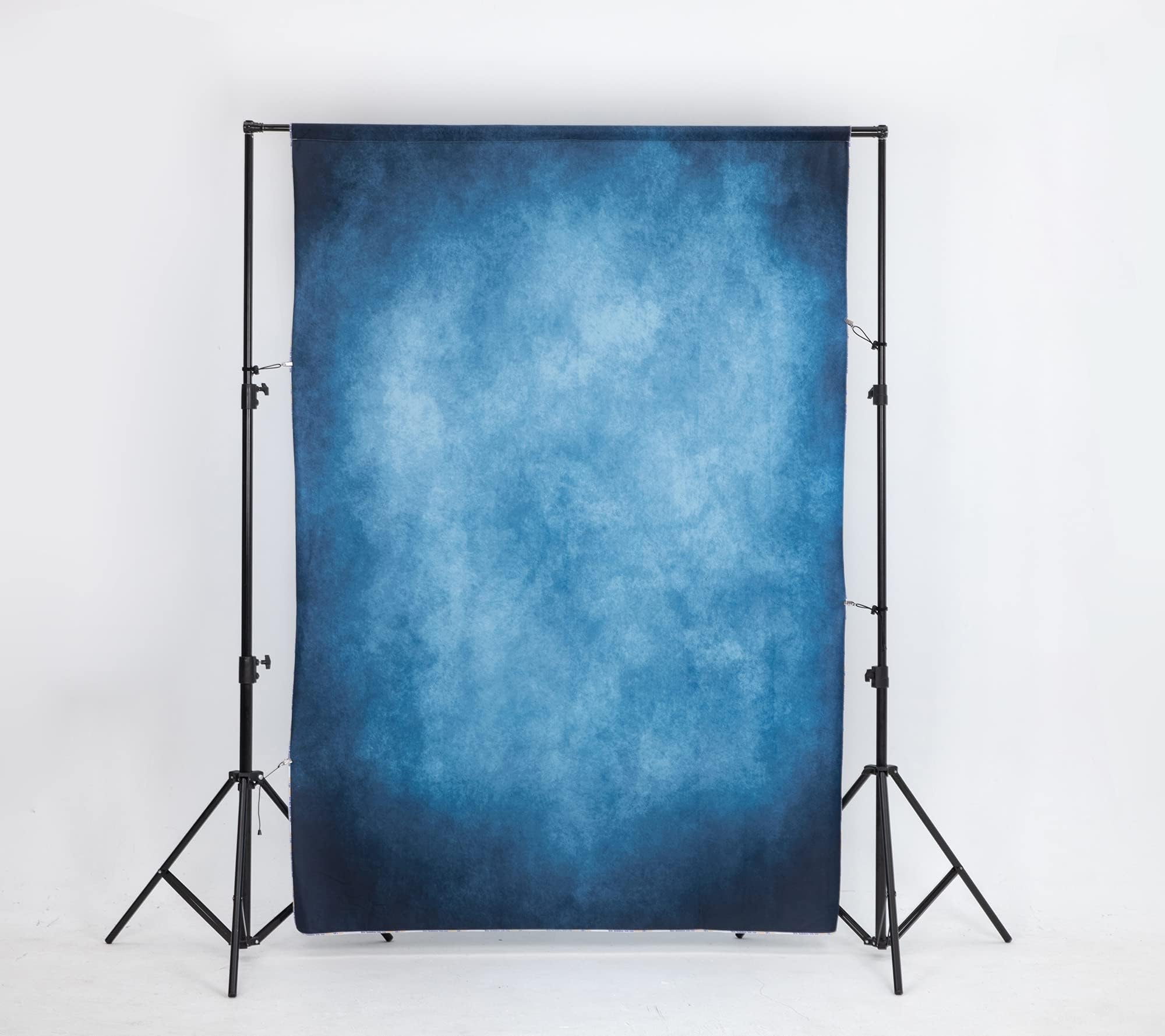 Sfondo Fotografico In Tessuto Blu Reale 1,5x2,8m - Alta Densità Senza Cuciture - Doppia Faccia Con Tasca Per Palo - Per Video, Ritratti E Decorazioni - 4