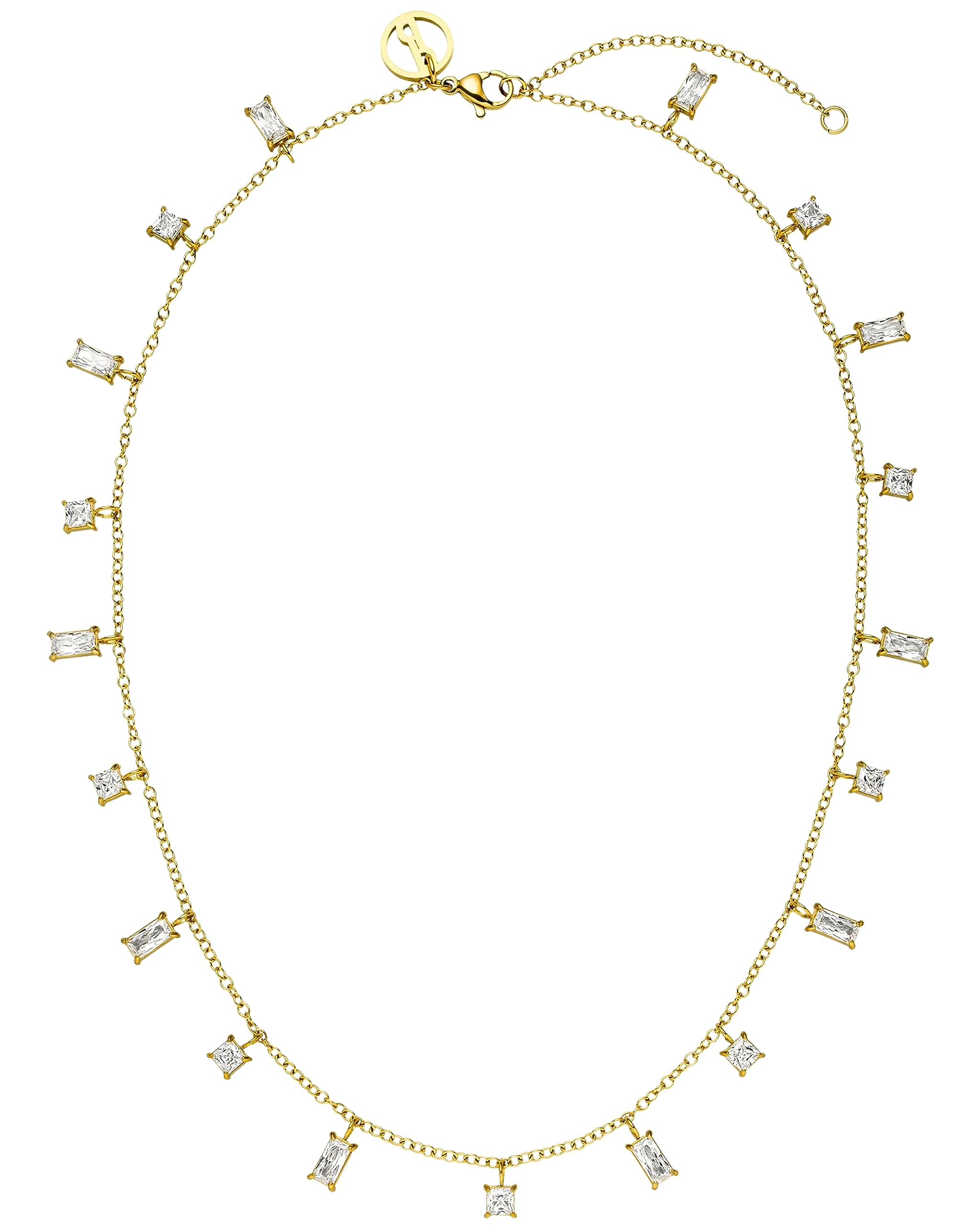 Purelei Powder - Collana da donna in acciaio inox resistente, impermeabile, lunghezza regolabile da 40 a 45 cm, per un look personalizzato