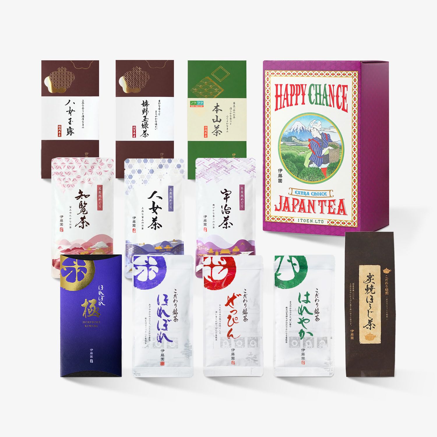 Amazon.co.jp: 【伊藤園専門店 公式】【福箱】お茶11種セット ほれぼれ