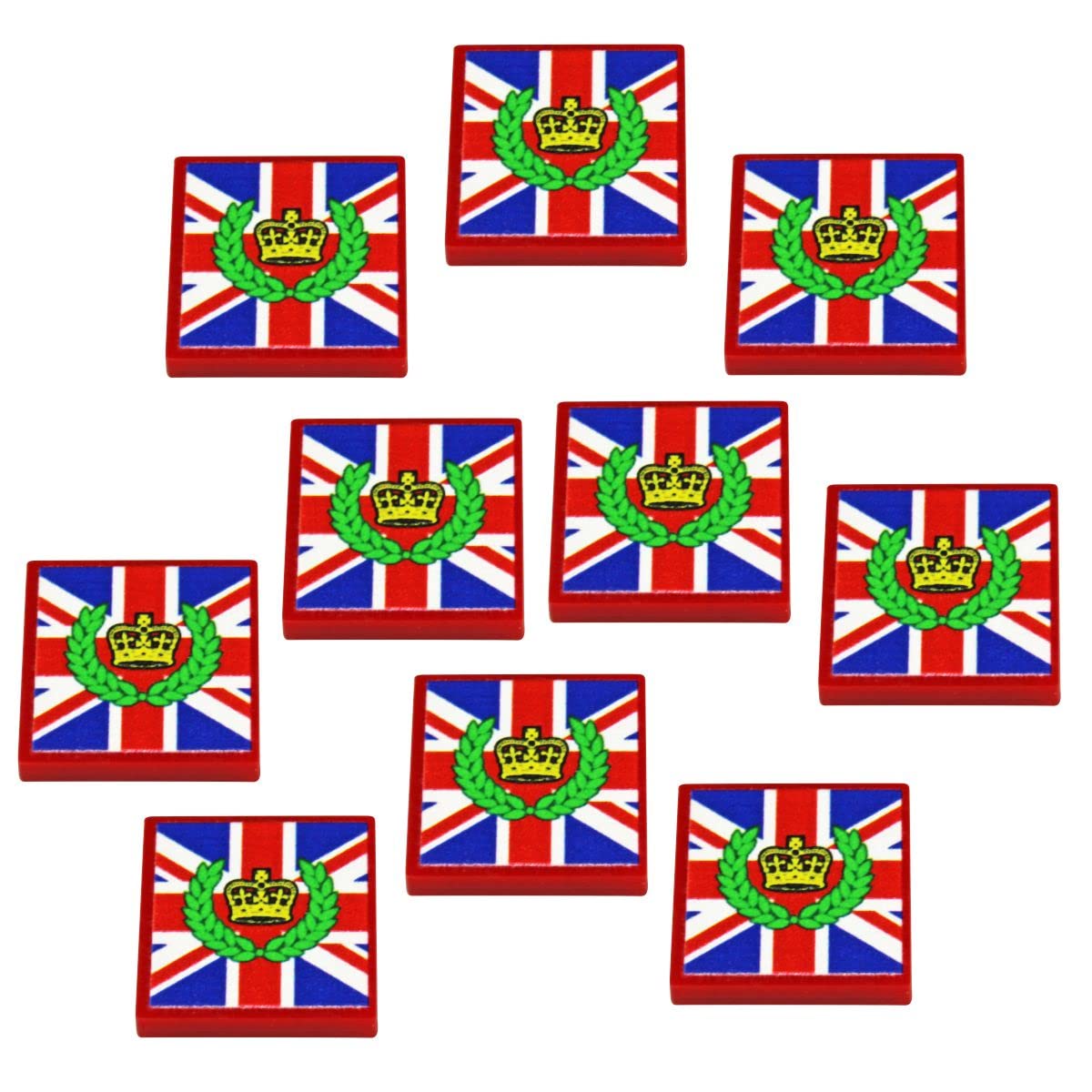 LITKO Napoleonic Era Token | Game Pieces | Compatible with Grande Armee, Age of Eagles, General De Brigade, Song of Drums and Shakos | 10 Pack | (British Army)