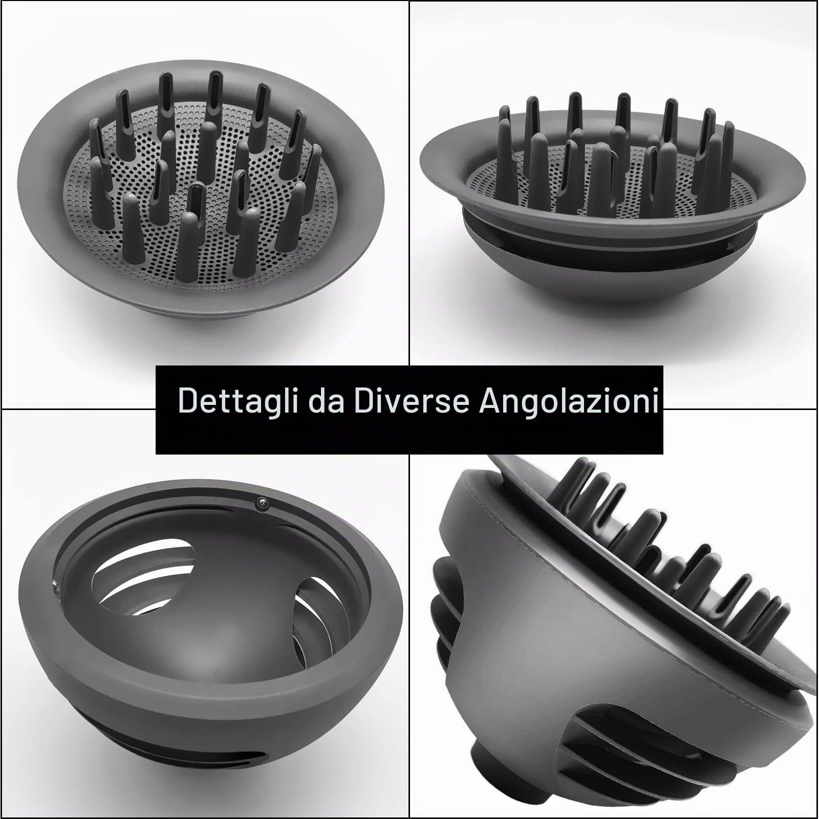 Diffusore Ugello Accessori per Dyson per Supersonic Asciugacapelli HD01 HD02 HD03 HD04 HD05 HD07 HD08 HD14 HD15, Onde e Ricci Diffusore Accessori