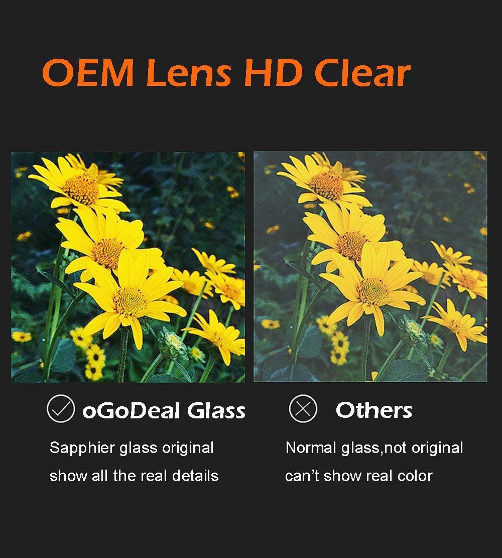 oGoDeal OEM Rear Back Camera Glass Lens Cover Replacement for iPhone 8 Plus and iPhone 7 Plus Original with Adhesive and Repair Tools