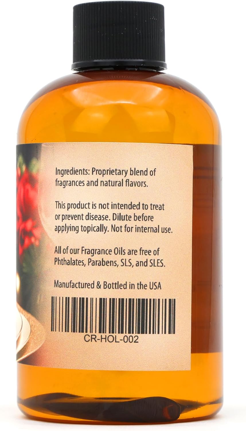 CEROD - Holiday Collection - Roasted Pine Cone Fragrance Oil for Cold Air Diffusers - Aromatherapy Essential Oil Scents - Pine, Raspberry, Caramel, Vanilla - 4oz (120mL)