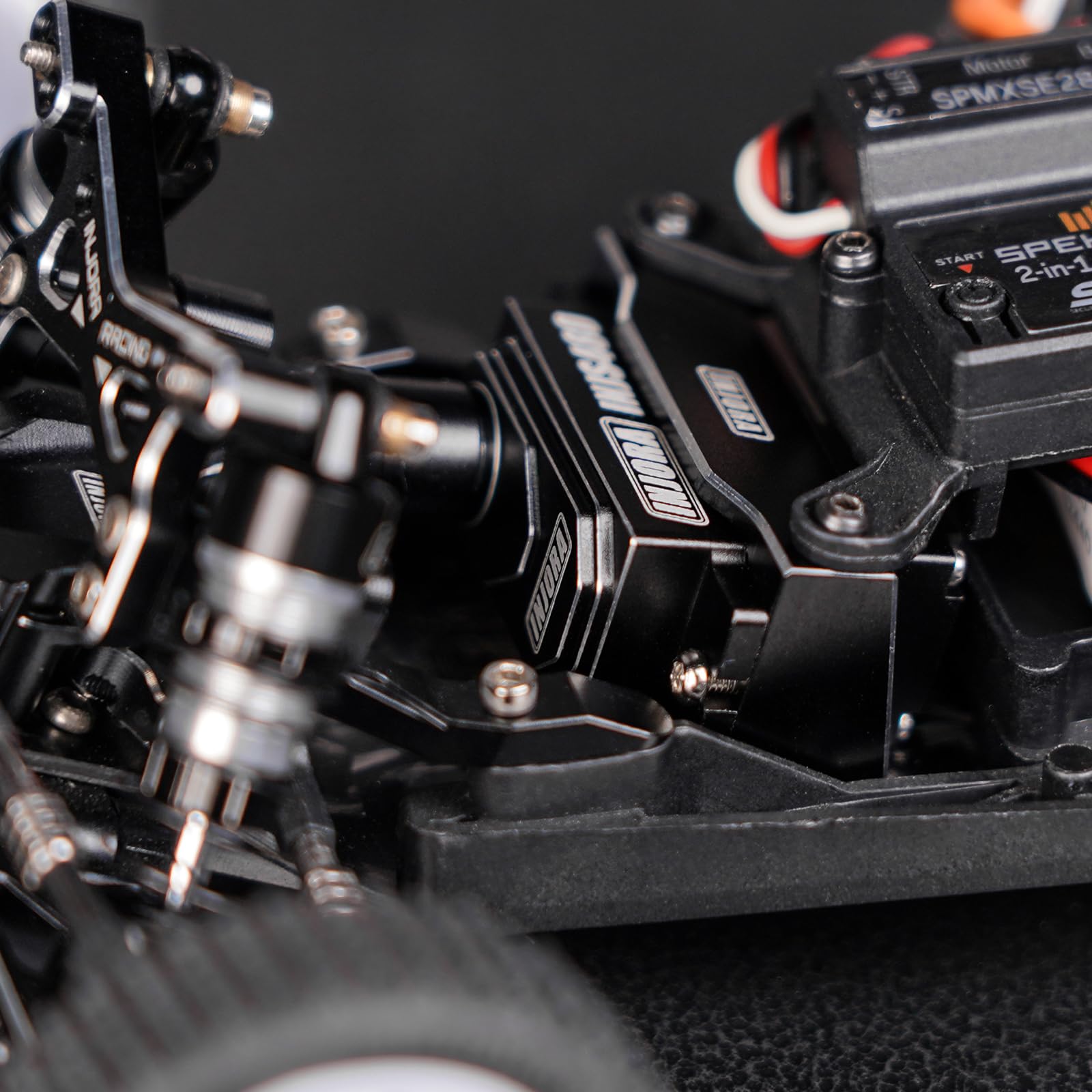 INJORA INJS480 Servo Micro Sin Núcleo con Servo Saver para Losi Micro-B MicroT