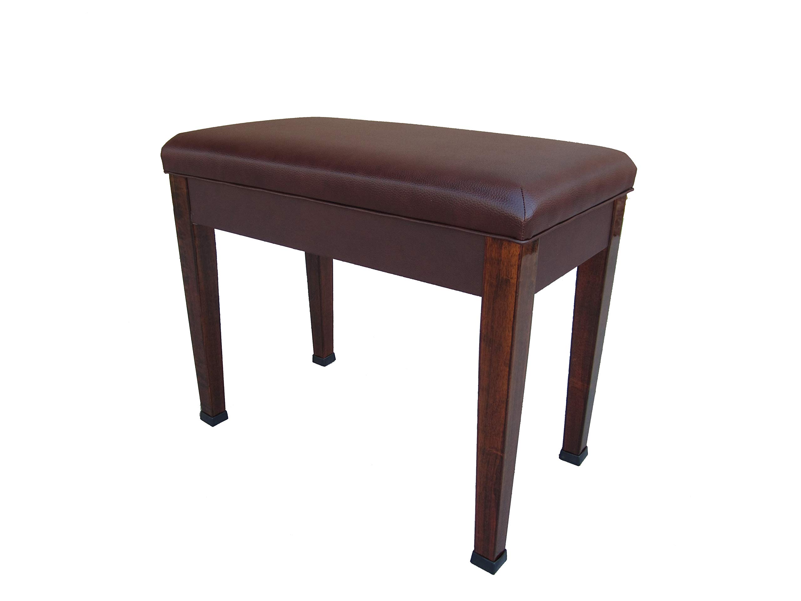 CPS ImportsWalnut Digital Piano Bench Stool with Music Storage