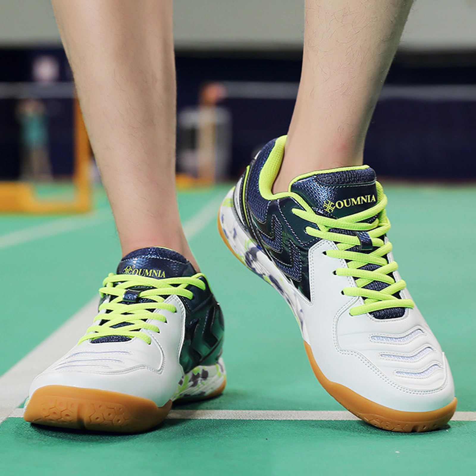 Chaussure de Badminton,Chaussures Tennis Table D'IntéRieur,Chaussure Badminton Homme,Chaussure de Squash,légères et Respirantes,pour Badminton,Tennis De Table,Squash