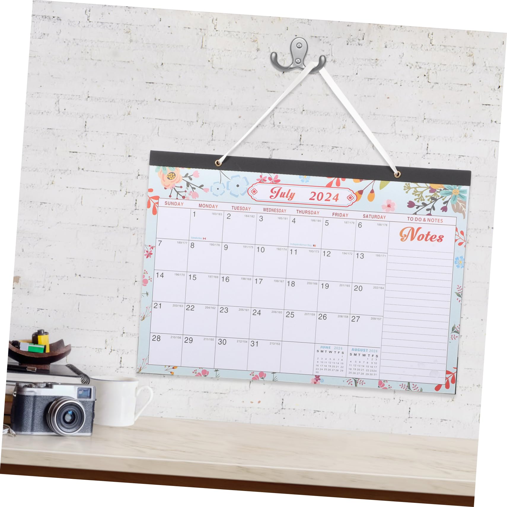 Lurrose 4stücke Monatlicher Wandkalender Eleganter Hängender Kalender Für Zuhause Praktischer Büro-kalender Mit Original Design Für Termine Und Notizen