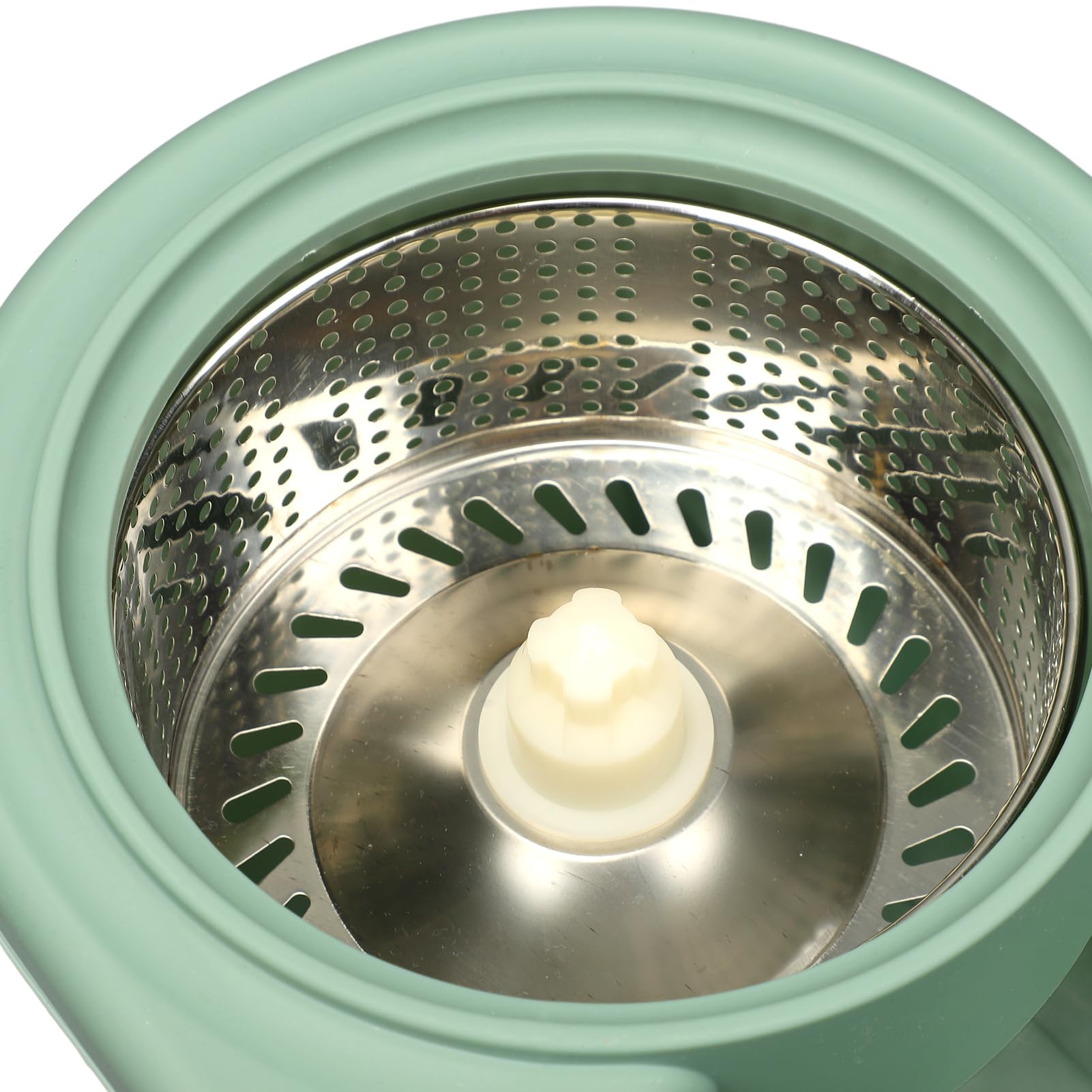 Kit de Limpieza de Suelo con Cubo de Fregona Giratoria 360º para Esquinas y Debajo Muebles, Lavable y Reutilizable, Sin Agacharse ni Mojarse las Manos para Hogar, Oficina, Cocina