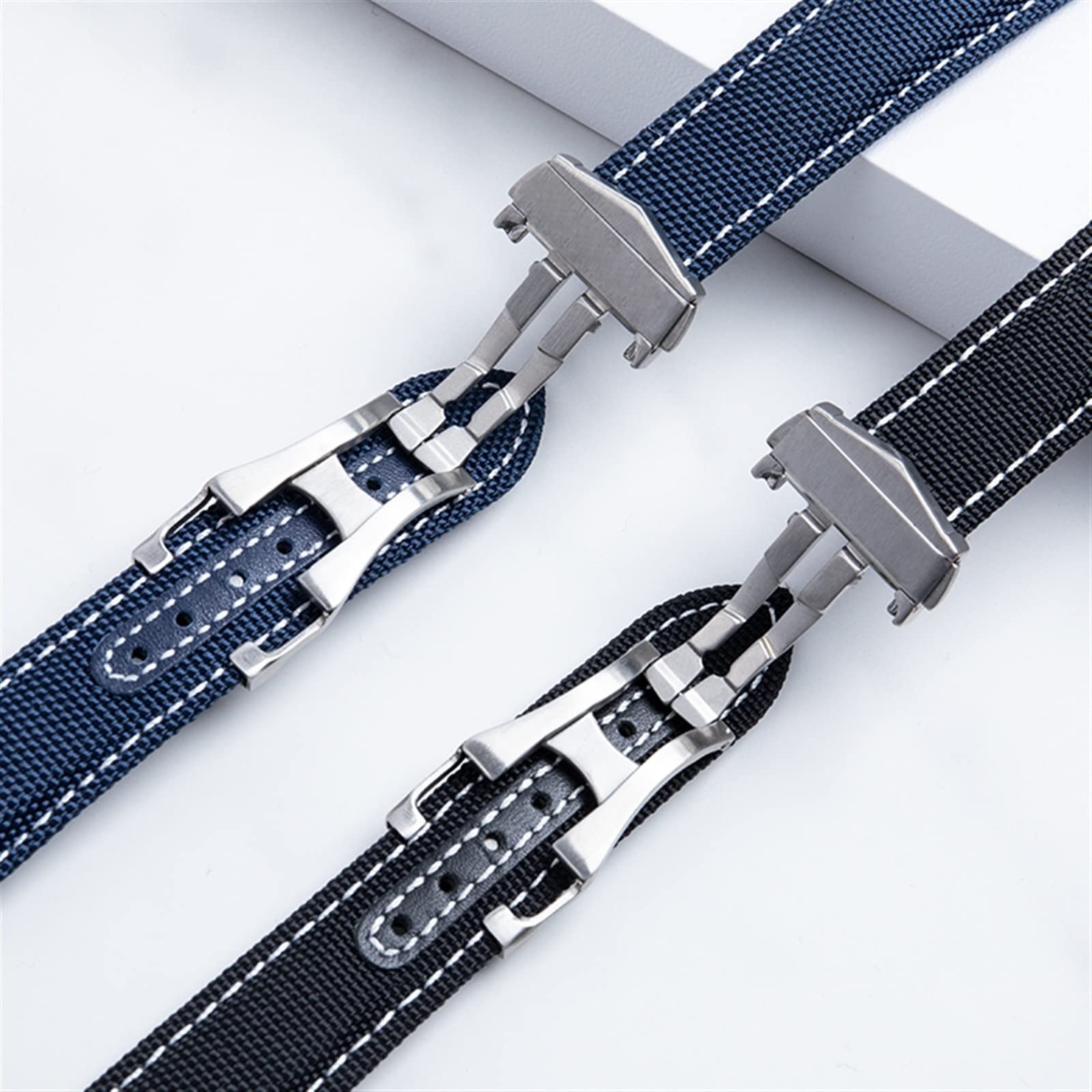 300 AT150 in Tessuto in Tessuto 150 Fibbia di distribuzione della Banda di Guardia 20mm 22mm Nylon Canvas Watch Band
