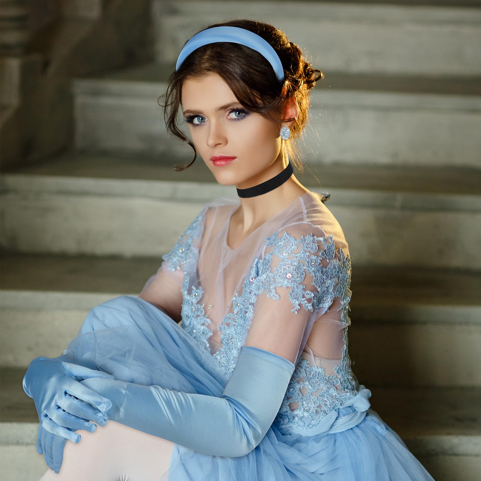 CoBtee Orecchie da principessa, pinne auricolari, con clip