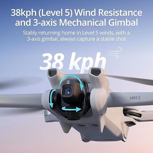 Miniatura 5 de DJI Mini combo de 3 vuelos más DJI RC - Mini dron de cámara ligero y plegable con video 4K HDR tiempo de vuelo de 38 minutos disparo vertical real y