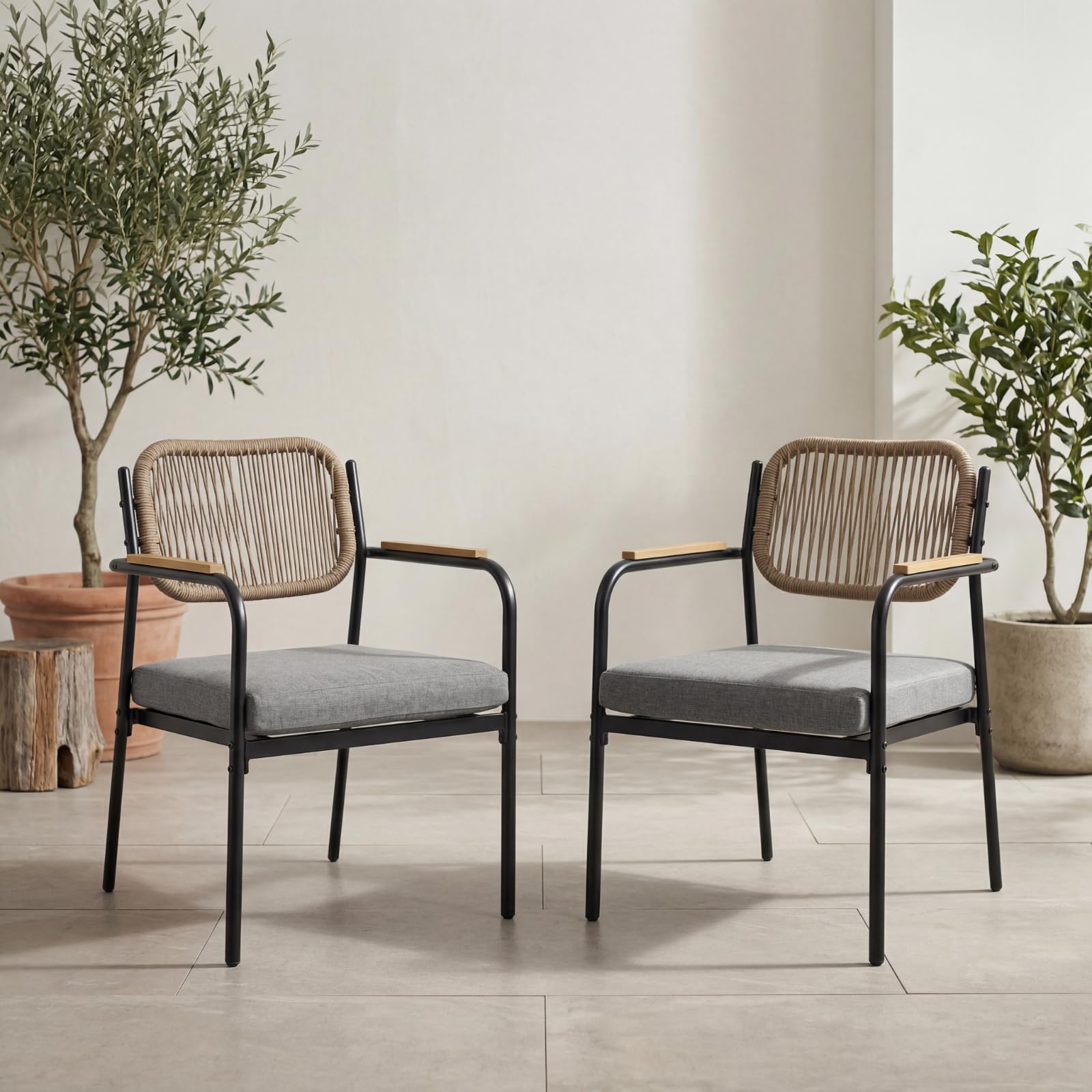 ya-home chaise jardin extérieur pieds