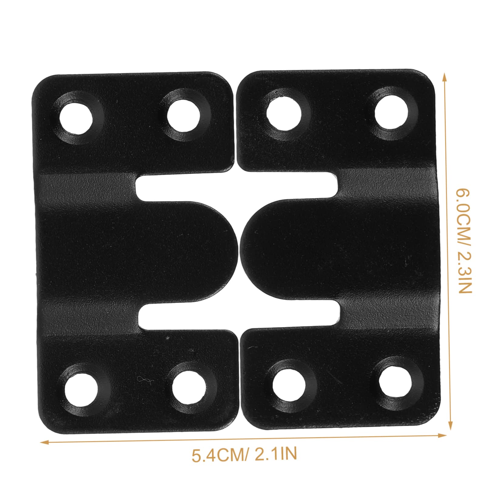 Ganchos para Colgar Cuadros, Acero Inoxidable Negro Varios tamaños 20 Piezas(4.4X4CM)