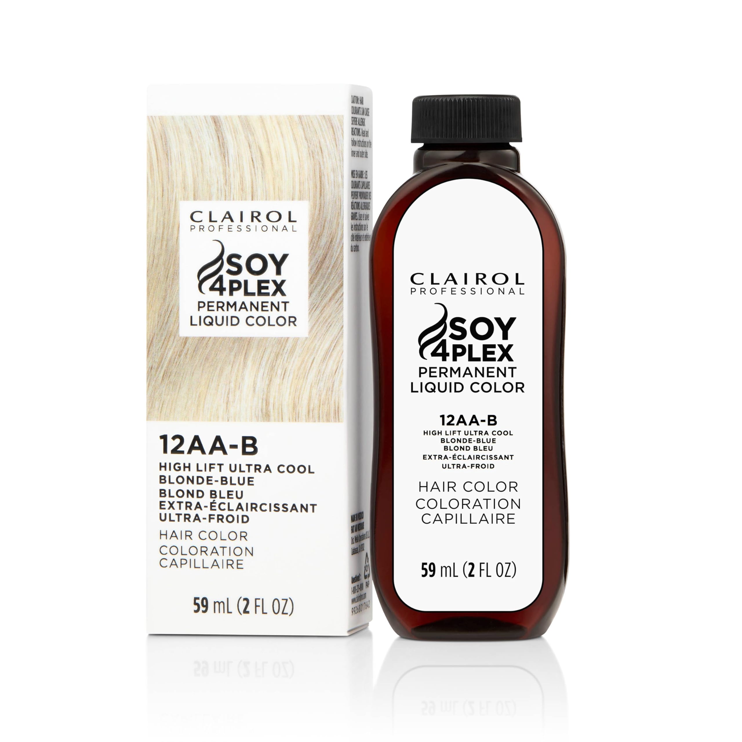 Clairol ProfessionalPermanent Liquicolor, 12aa High Lift Coolest Blonde, 2 oz. - Packaging May Vary
