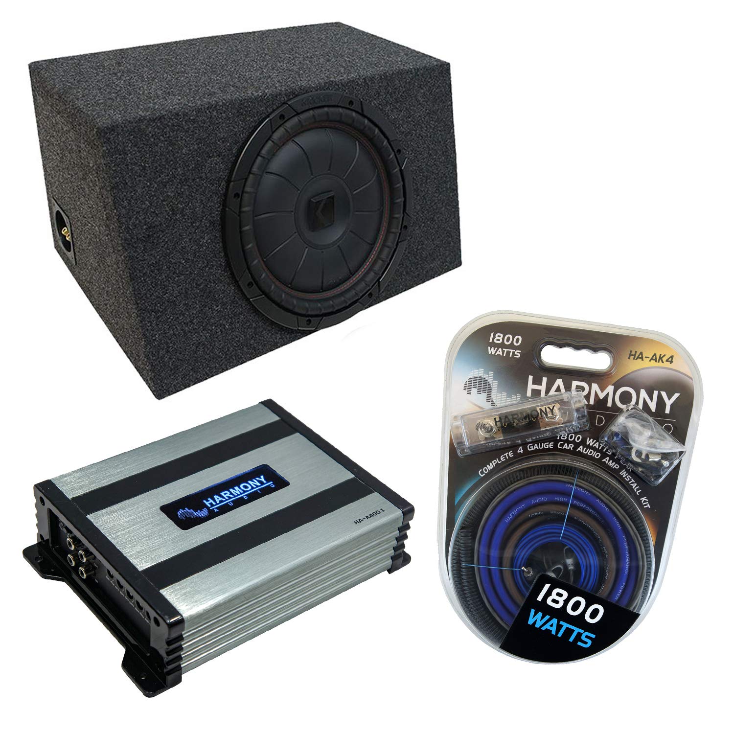 Harmony Audio Universal Car Stereo Hatchback Sealed Single 10