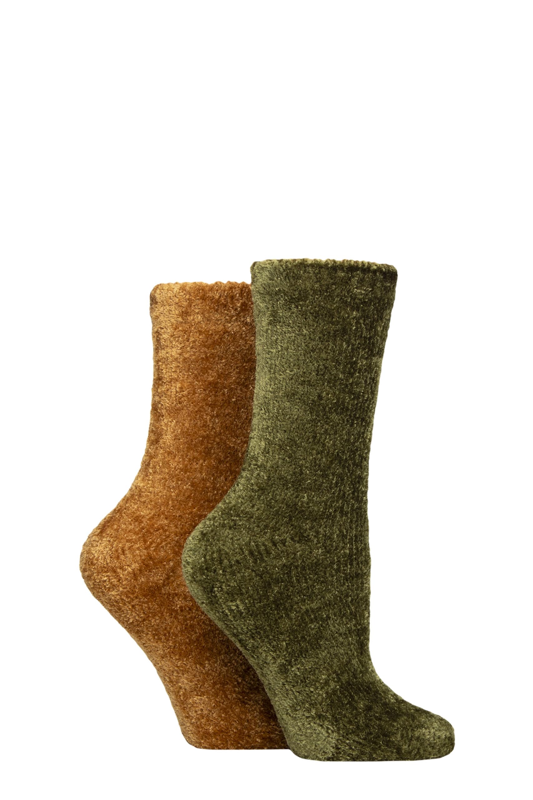Sockshop Women's Wild Terrain Chenille Boot Socks - Silky Smooth Material, For Outdoors, Walking & Hiking In A Multipack Of 2 Pairs In Many Colours Size 4-8 (Uk, Numeric, 4, 8, Regular, Regular, )