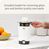 Vista 5 de NUK Calentador de biberones Thermo Express - Calentamiento de vapor rápido y suave, un esencial portátil y eficiente para recién nacidos