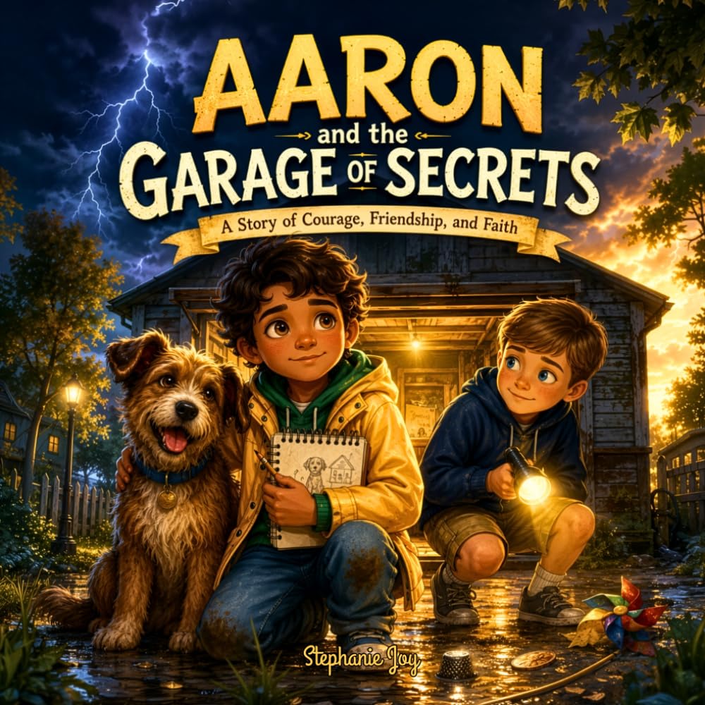 AARON and the GARAGE OF SECRETS: A story of , courage, friendship and faith. (Picture Book)