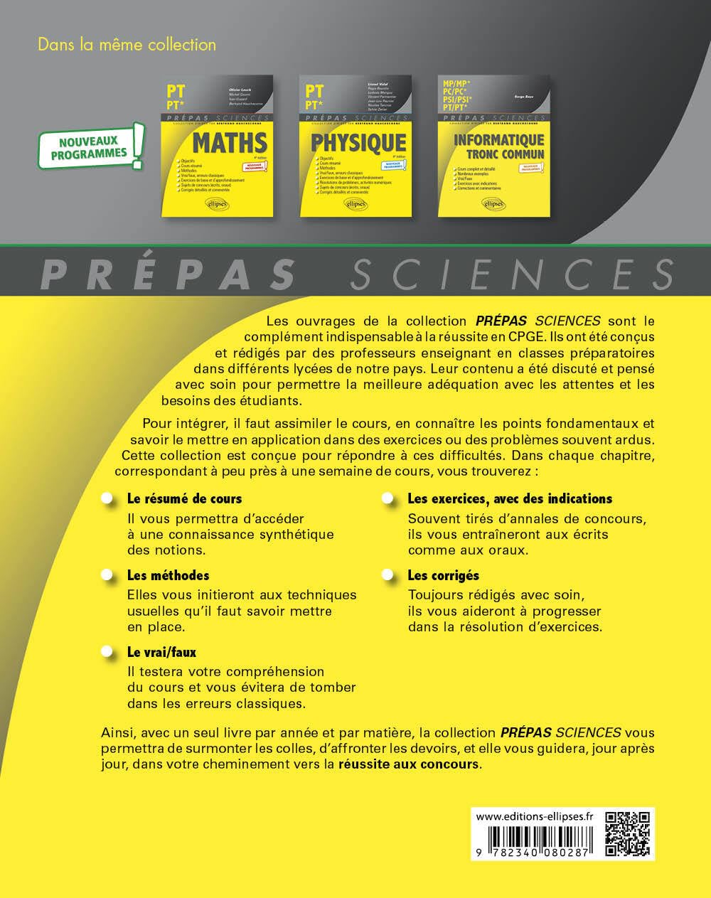 Sciences industrielles de l'ingénieur PT/PT*