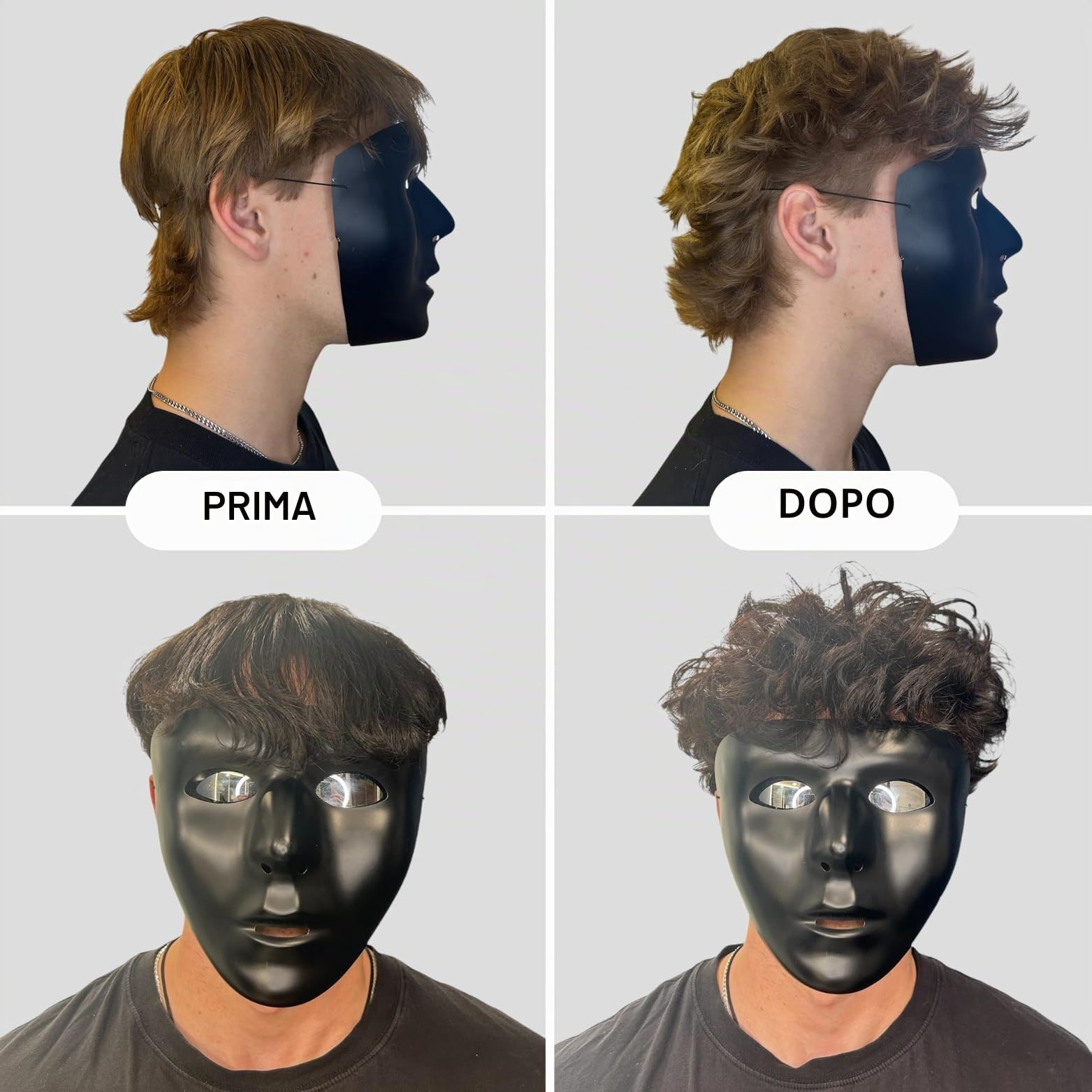 BlackMask Polvere testurizzata da uomo, facile da applicare, aggiunge istantaneamente consistenza e volume, ingredienti completamente naturali, tenuta forte, polvere per capelli da uomo