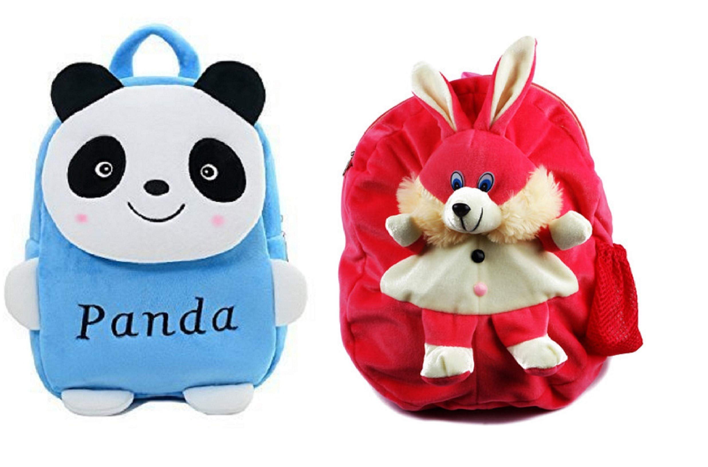 blue tree Kids Soft Velvet Cartoon School Plush Backpack,Mini Bag,Travel Bag for Baby Boy/Girl (Pack of 2) (B08WX1NRXF) Amazon Price History, Amazon Price Tracker