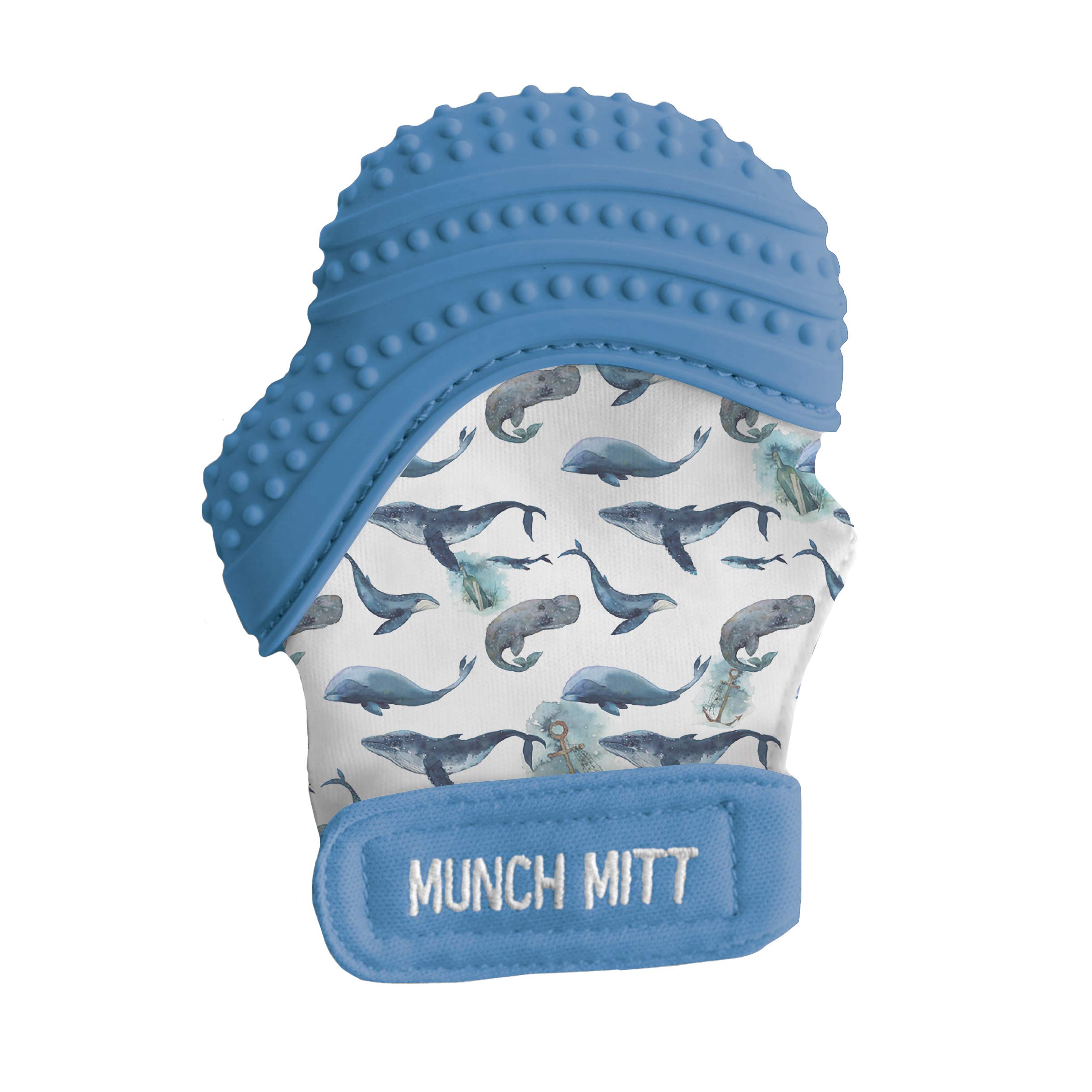 Munch Mitt Munch Mitt- Whales - Water Color Collection, Pack Of 1, mm21W