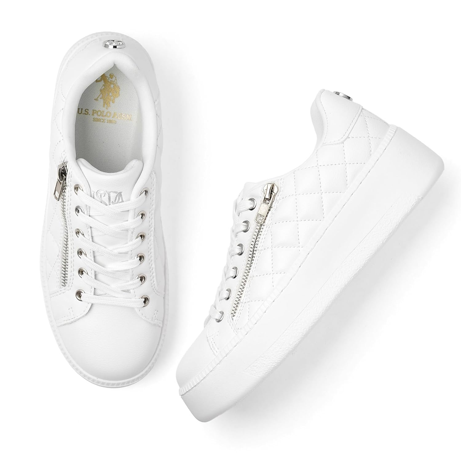 U.S. Polo ASSN. Women Lace Up Sneaker Shoes